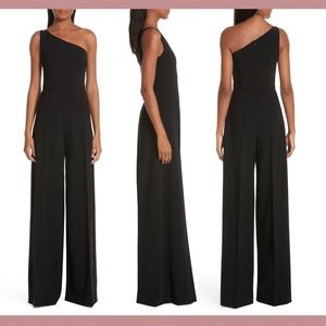 NWT Christian‎ Siriano One-Shoulder Jumpsuit in Black [SZ 8 ]